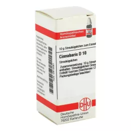 CINNABARIS D 10 kulek, 10 g