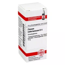 ZINCUM VALERIANICUM D 4 globulki, 10 g