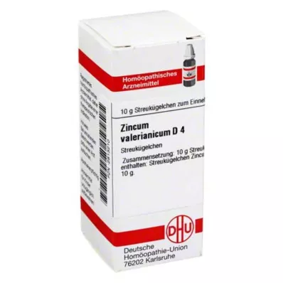 ZINCUM VALERIANICUM D 4 globulki, 10 g ZINCUM VALERIANICUM D 4 globulki, 10 g