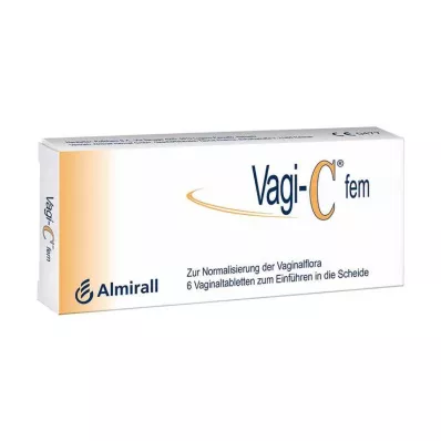 VAGI C Fem tabletki dopochwowe, 6 szt VAGI C Fem tabletki dopochwowe, 6 szt