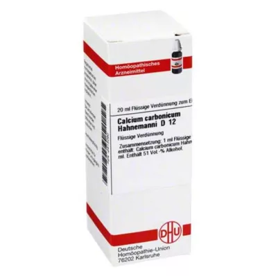 CALCIUM CARBONICUM Hahnemanni D 12 Rozcieńczenie, 20 ml