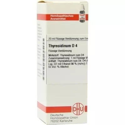 THYREOIDINUM Rozcieńczenie D 4, 20 ml