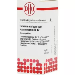 CALCIUM CARBONICUM Hahnemanni D 12 globulek, 10 g