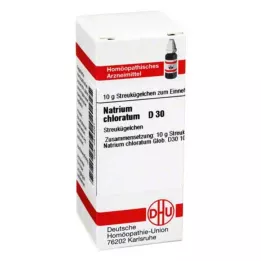 NATRIUM CHLORATUM D 30 kulek, 10 g