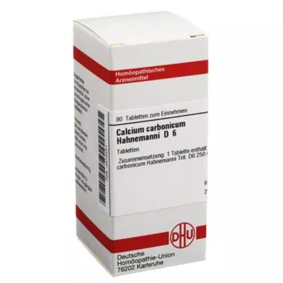 CALCIUM CARBONICUM Tabletki Hahnemanni D 6, 80 szt CALCIUM CARBONICUM Tabletki Hahnemanni D 6, 80 szt