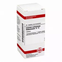 CALCIUM CARBONICUM Hahnemanni D 12 tabletek, 80 szt