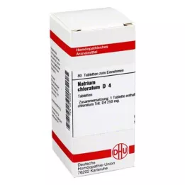 NATRIUM CHLORATUM D 4 tabletki, 80 szt