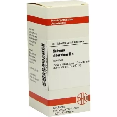 NATRIUM CHLORATUM D 4 tabletki, 80 szt