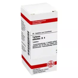 TARTARUS STIBIATUS D 4 tabletki, 80 szt