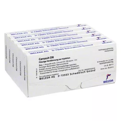 CERUSSIT D 8 ampułek, 48 x 1 ml
