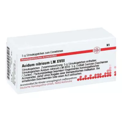 ACIDUM NITRICUM LM XVIII Globulki, 5 g