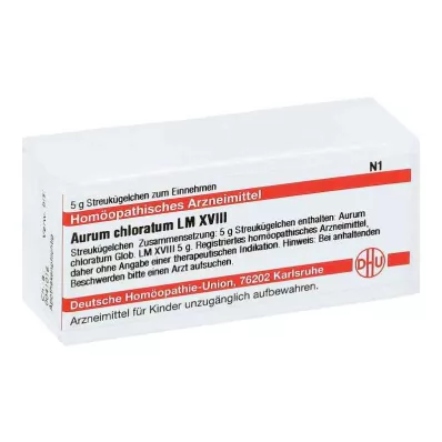 AURUM CHLORATUM LM XVIII Globulki, 5 g