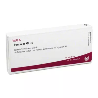 PANCREAS GL D 6 ampułek, 10 x 1 ml