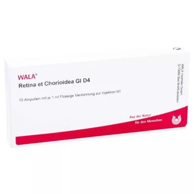 RETINA ET Chorioidea GL D 4 Ampułki, 10 x 1 ml RETINA ET Chorioidea GL D 4 Ampułki, 10 x 1 ml