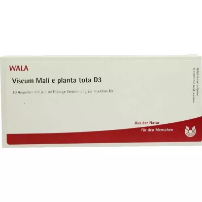 VISCUM MALI e planta tota D 3 ampułki, 10X1 ml VISCUM MALI e planta tota D 3 ampułki, 10X1 ml