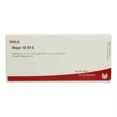HEPAR GL D 15 Ampułki, 10 x 1 ml