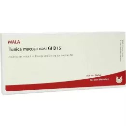 TUNICA śluzówka nasi GL D 15 ampułek, 10X1 ml