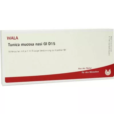TUNICA śluzówka nasi GL D 15 ampułek, 10X1 ml