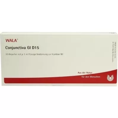 CONJUNCTIVA GL D 15 Ampułki, 10 x 1 ml