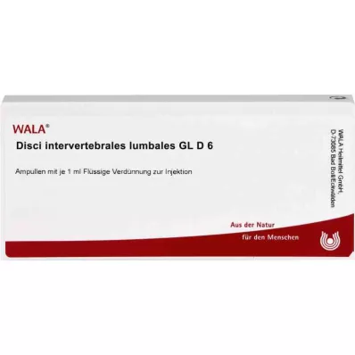 DISCI międzykręgowe lędźwiowe GL D 6 ampułek, 10X1 ml