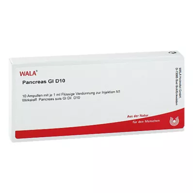 PANCREAS GL D 10 ampułek, 10 x 1 ml