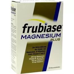 FRUBIASE MAGNESIUM Tabletki musujące Plus, 20 szt