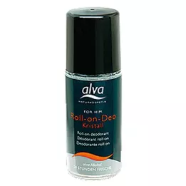 FOR HIM Dezodorant w kulce z kryształu alva, 50 ml