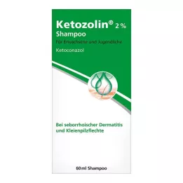 KETOZOLIN Szampon 2%, 60 ml
