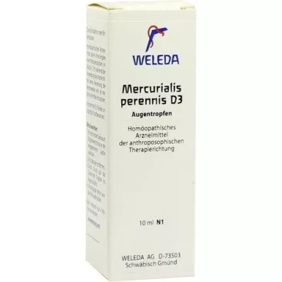MERCURIALIS PERENNIS D 3 krople do oczu, 10 ml
