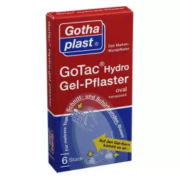 GOTAC Folia na rany z wkładką żelową, 6 szt