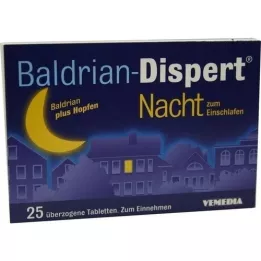 BALDRIAN DISPERT Tabletki na noc ułatwiające zasypianie, 25 szt