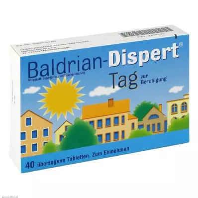 BALDRIAN DISPERT Tabletki powlekane jednodniowe, 40 szt