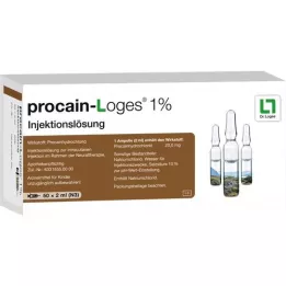PROCAIN-Loges 1% roztwór do wstrzykiwań ampułki, 50 x 2 ml