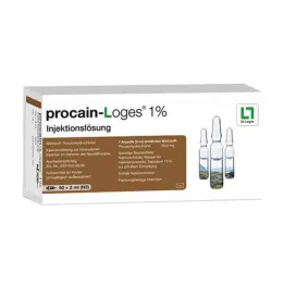 PROCAIN-Loges 1% roztwór do wstrzykiwań ampułki, 50 x 2 ml