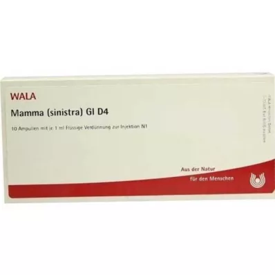 MAMMA SINISTRA GL D 4 ampułki, 10 x 1 ml MAMMA SINISTRA GL D 4 ampułki, 10 x 1 ml