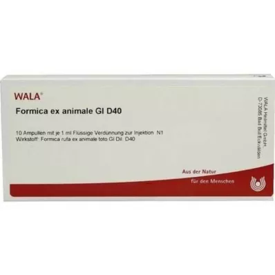 FORMICA EX animale GL D 40 ampułek, 10X1 ml FORMICA EX animale GL D 40 ampułek, 10X1 ml