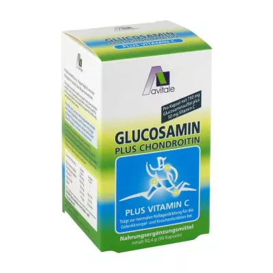 GLUCOSAMIN 750 mg+chondroityna 100 mg w kapsułkach, 90 szt