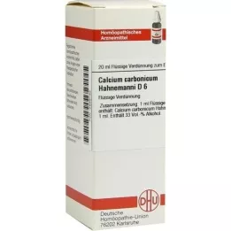 CALCIUM CARBONICUM Hahnemanni D 6 Rozcieńczenie, 20 ml