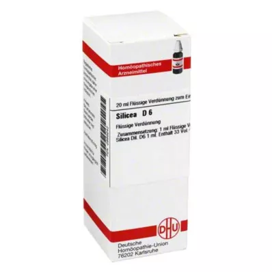 SILICEA D 6 Rozcieńczenie, 20 ml