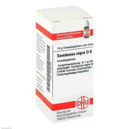 SAMBUCUS NIGRA D 6 kulek, 10 g