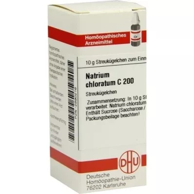 NATRIUM CHLORATUM C 200 globulek, 10 g