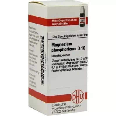 MAGNESIUM PHOSPHORICUM D 10 kulek, 10 g