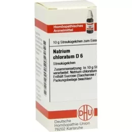 NATRIUM CHLORATUM D 6 kulek, 10 g