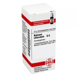 NATRIUM CHLORATUM D 6 kulek, 10 g