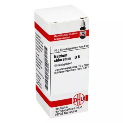 NATRIUM CHLORATUM D 6 kulek, 10 g