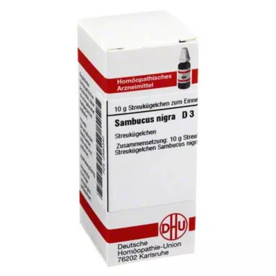 SAMBUCUS NIGRA D 3 globulki, 10 g SAMBUCUS NIGRA D 3 globulki, 10 g
