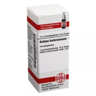 KALIUM BICHROMICUM D 12 kulek, 10 g