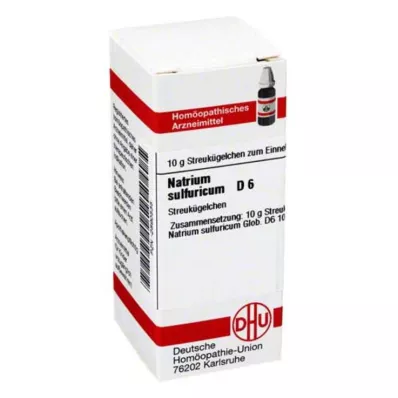 NATRIUM SULFURICUM D 6 kulek, 10 g