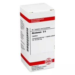 ABROTANUM D 6 tabletek, 80 szt
