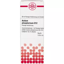 ACIDUM PHOSPHORICUM D 12 Rozcieńczenie, 50 ml